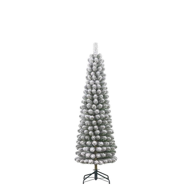 Black Box Trees Charlton Pilar kerstboom groen frosted TIPS 280 - h185xd53cm - afbeelding 1