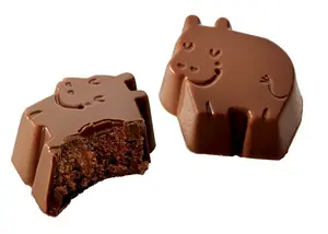 Dreamy Chocolade Hippos Hazelnoot Truffel 60G - afbeelding 2