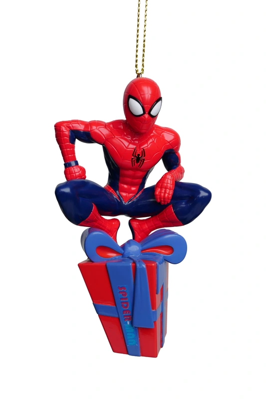 Orn.plc spiderman present l8cm