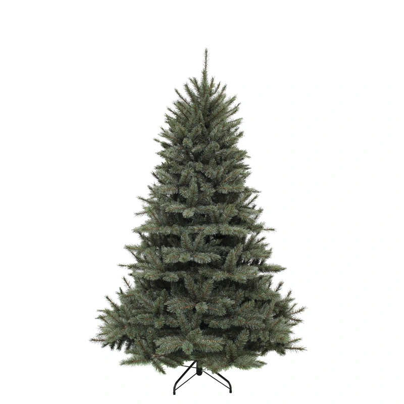 Triumph Tree Forest frosted kerstboom newgrowth blue TIPS 1248 - h215xd140cm - afbeelding 1