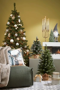 Triumph Tree Forest frosted kerstboom slim groen TIPS 630 - h185xd102cm - afbeelding 4