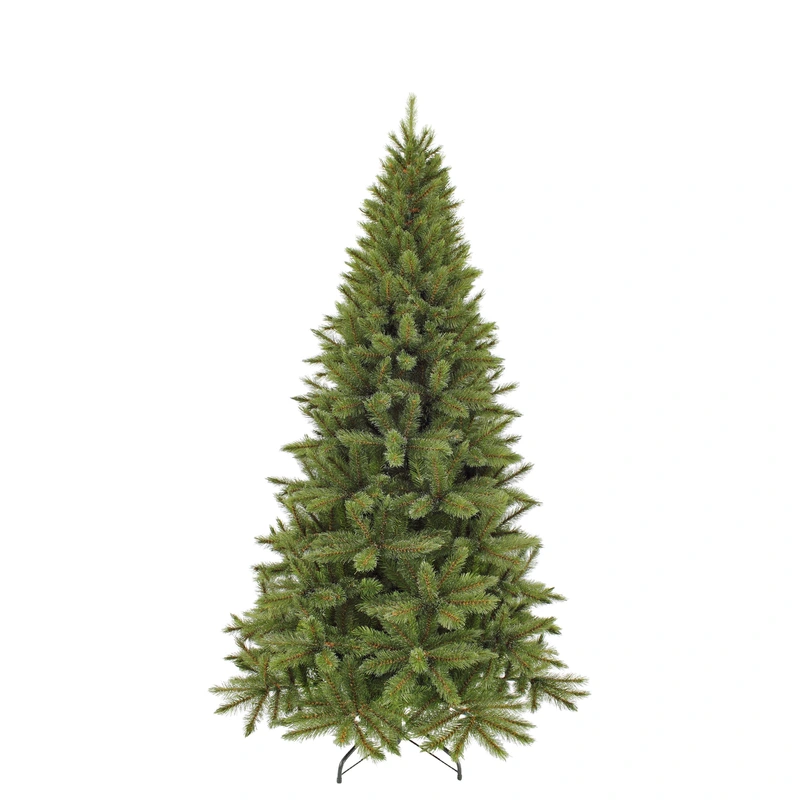 Triumph Tree Forest frosted kerstboom slim groen TIPS 878 - h215xd117cm - afbeelding 1